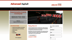 What Advancedasphaltpaving.net website looked like in 2020 (6 years ago)