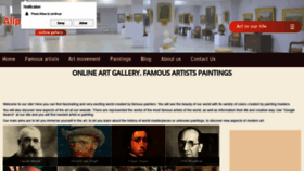 What Allpainters.org website looked like in 2020 (4 years ago)