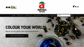 What Australherbs.com.au website looked like in 2020 (4 years ago)