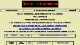 What Apason.com website looked like in 2020 (4 years ago)