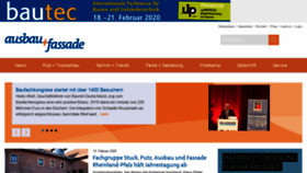 What Ausbauundfassade.de website looked like in 2020 (4 years ago)