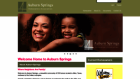 What Auburnspringshoa.com website looked like in 2020 (4 years ago)