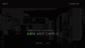 What Axiswestcampus.com website looked like in 2020 (4 years ago)