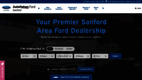 What Autonationfordsanford.com website looked like in 2020 (4 years ago)