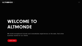 What Altmonde.com website looked like in 2020 (4 years ago)