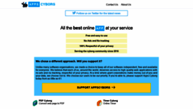 What Appscyborg.com website looked like in 2020 (4 years ago)