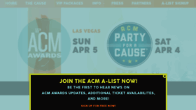 What Acmawards.com website looked like in 2020 (4 years ago)