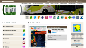 What Agglo-royan.fr website looked like in 2020 (4 years ago)