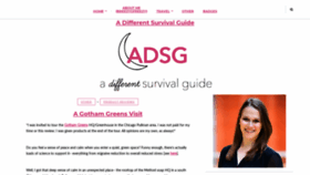 What Adifferentsurvivalguide.com website looked like in 2020 (4 years ago)