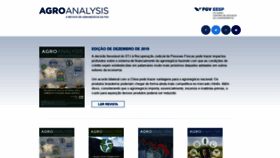 What Agroanalysis.com.br website looked like in 2020 (4 years ago)