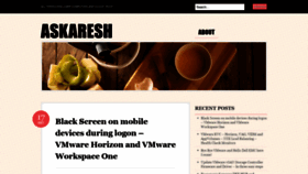 What Askaresh.com website looked like in 2020 (4 years ago)