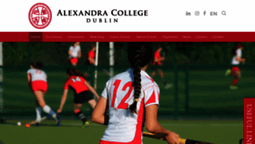 What Alexandracollege.eu website looked like in 2020 (4 years ago)