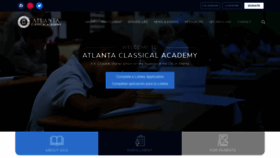 What Atlantaclassical.org website looked like in 2020 (4 years ago)