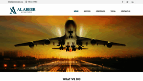 What Abeeraviation.com website looked like in 2020 (4 years ago)