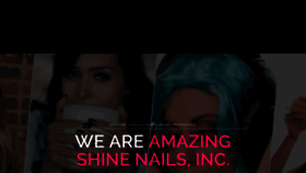 What Amazingshinenails.com website looked like in 2020 (4 years ago)