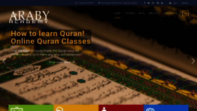 What Arabyacademy.com website looked like in 2020 (5 years ago)