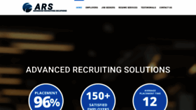 What Advancedrecruitingsolutions.com website looked like in 2020 (4 years ago)
