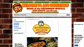 What Alscoffeeshop.com website looked like in 2020 (4 years ago)