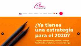 What Artmarketing.es website looked like in 2020 (4 years ago)