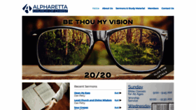 What Alpharettacoc.com website looked like in 2020 (4 years ago)