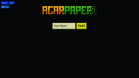 What Agarpaper.io website looked like in 2020 (4 years ago)