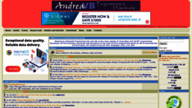 What Andreavb.com website looked like in 2020 (4 years ago)