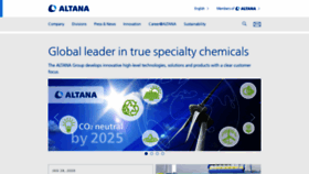 What Altana.com website looked like in 2020 (4 years ago)