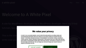 What Awhitepixel.com website looked like in 2020 (4 years ago)