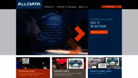 What Alldata.com website looked like in 2020 (4 years ago)