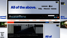 What Anandtech.com website looked like in 2020 (4 years ago)