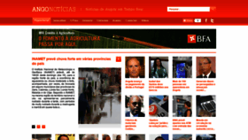 What Angonoticias.com website looked like in 2020 (4 years ago)