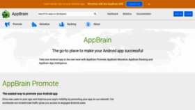 What Appbrain.com website looked like in 2020 (4 years ago)