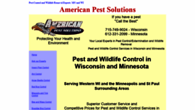 What Americanpestsolutions-mnwi.com website looked like in 2020 (4 years ago)