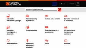 What Aragon.es website looked like in 2020 (4 years ago)