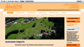 What Ailwaldhof.de website looked like in 2020 (4 years ago)