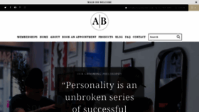 What Artisanbarber.com website looked like in 2020 (4 years ago)