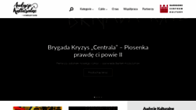 What Audycjekulturalne.pl website looked like in 2020 (4 years ago)