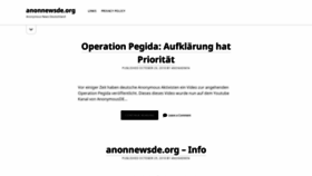 What Anonnewsde.org website looked like in 2020 (4 years ago)