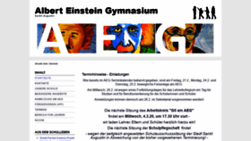 What Albert-einstein-gymnasium.de website looked like in 2020 (4 years ago)