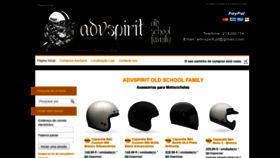 What Advspirit.pt website looked like in 2020 (4 years ago)