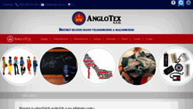 What Anglo-tex.cz website looked like in 2020 (4 years ago)