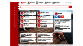 What Alkmaar.nl website looked like in 2020 (4 years ago)