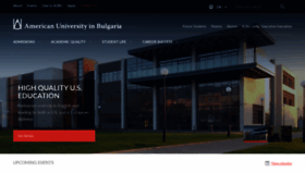 What Aubg.edu website looked like in 2020 (4 years ago)