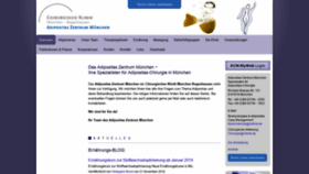 What Adipositas-zentrum-muenchen.eu website looked like in 2020 (4 years ago)