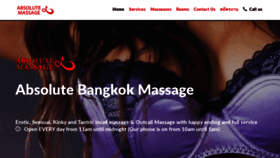 What Absolutebangkokmassage.com website looked like in 2020 (4 years ago)