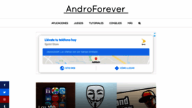 What Androforever.com website looked like in 2020 (4 years ago)