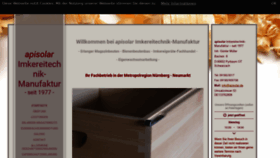 What Apisolar.de website looked like in 2020 (4 years ago)