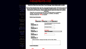 What Autoandparts.com website looked like in 2020 (4 years ago)