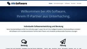 What An-software.de website looked like in 2020 (4 years ago)