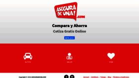 What Aseguradeuna.com website looked like in 2020 (4 years ago)